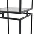 Libra Abington Black Frame and Tinted Glass Display Unit